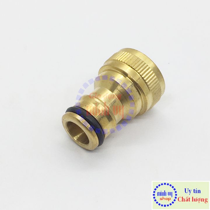 Khớp nối nhanh đầu vào bằng đồng cho máy rửa xe hoặc vòi nước – cút nhanh nhanh bằng đồng ren trong 21mm (1/2′)