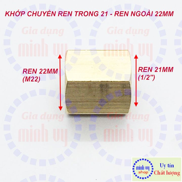 Đầu chuyển ren trong 22mm sang ren trong 21mm (1/2′)